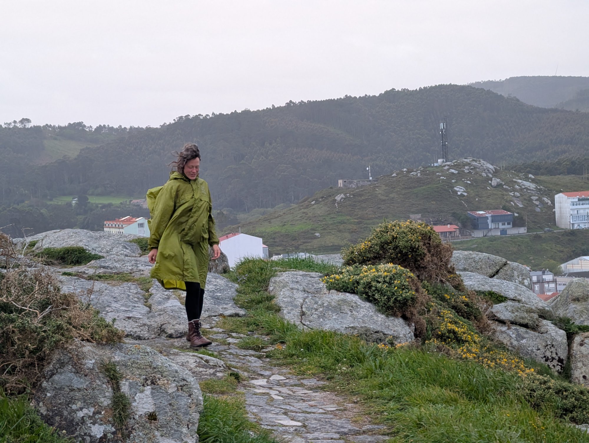 Walking the Camino in wind and rain